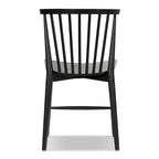 Sedia da pranzo Poly & Bark Ligna - Schienale a fusi con struttura in legno massello