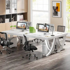 Scrivania per computer da 78 pollici per l'ufficio domestico, tavolo rettangolare per sala studio