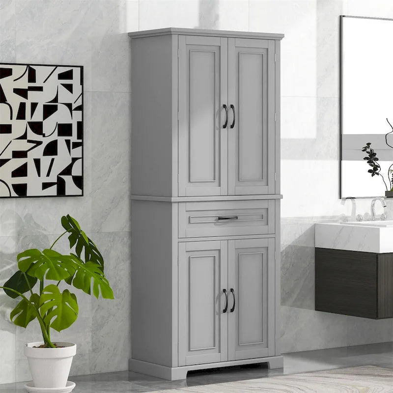Mobiletto da bagno con ante e cassetto