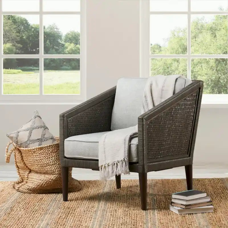 Sedia accento Classic Home Kaitlin in vimini
