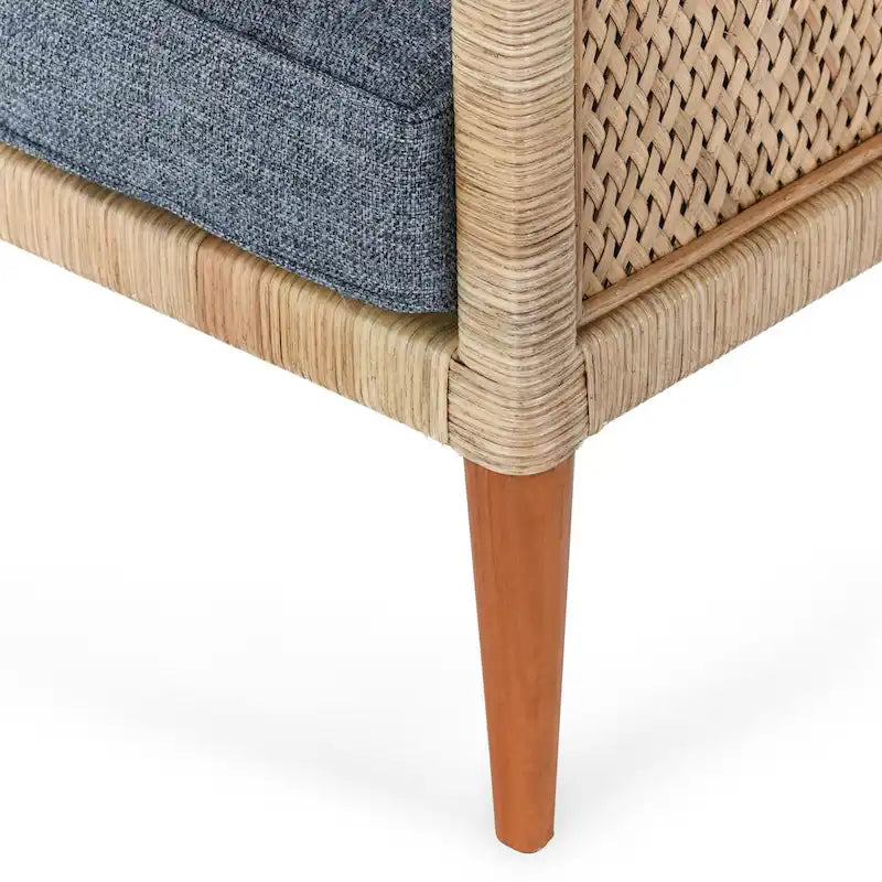 Sedia accento Classic Home Kaitlin in vimini