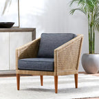 Sedia accento Classic Home Kaitlin in vimini